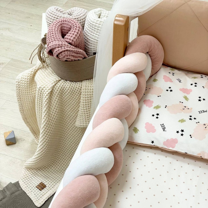 Постільна білизна Msonya Happy night Овечки пудра