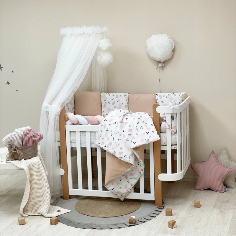 Постільна білизна Msonya Happy night Овечки пудра