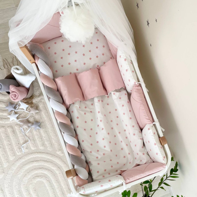 Постільна білизна Msonya Happy night Зорепад пудра