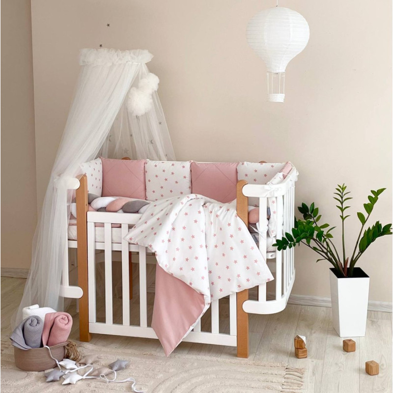 Постільна білизна Msonya Happy night Зорепад пудра