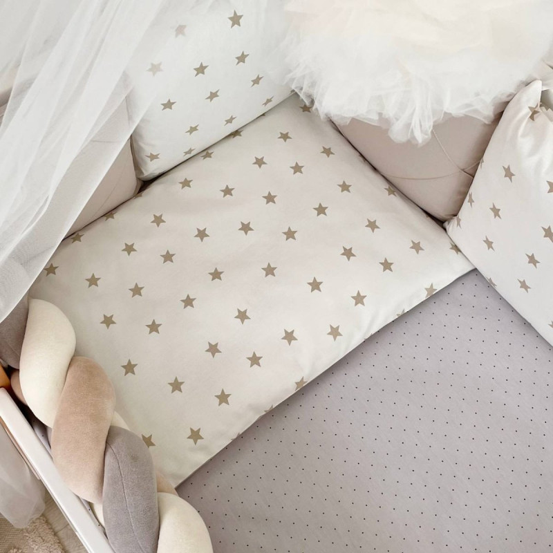 Постільна білизна Msonya Happy night Зорепад бежевий