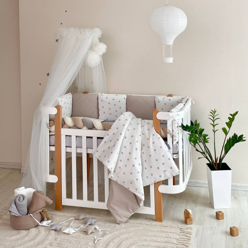 Постільна білизна Msonya Happy night Зорепад бежевий