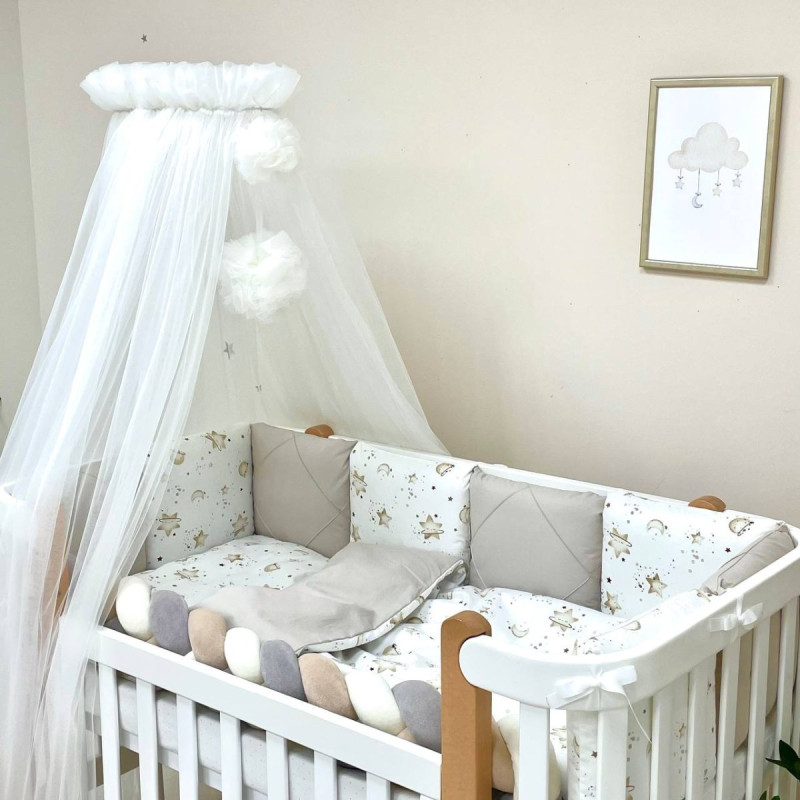 Постільна білизна Msonya Happy night Галактика капучино