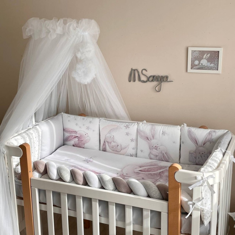 Постільна білизна Msonya Magic Зайка срібло