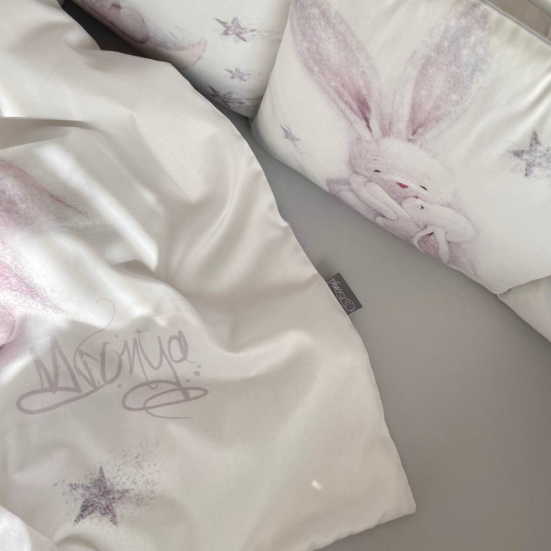 Постільна білизна Msonya Magic Зайка срібло