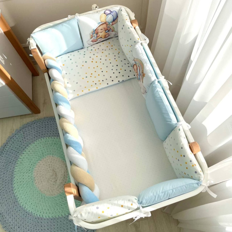 Постільна білизна Msonya Ведмедики Гаммі блакитний