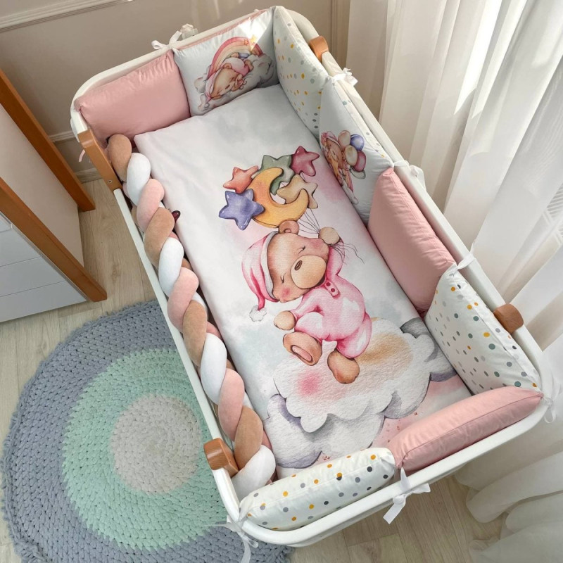 Постільна білизна Msonya Ведмедики Гаммі рожевий