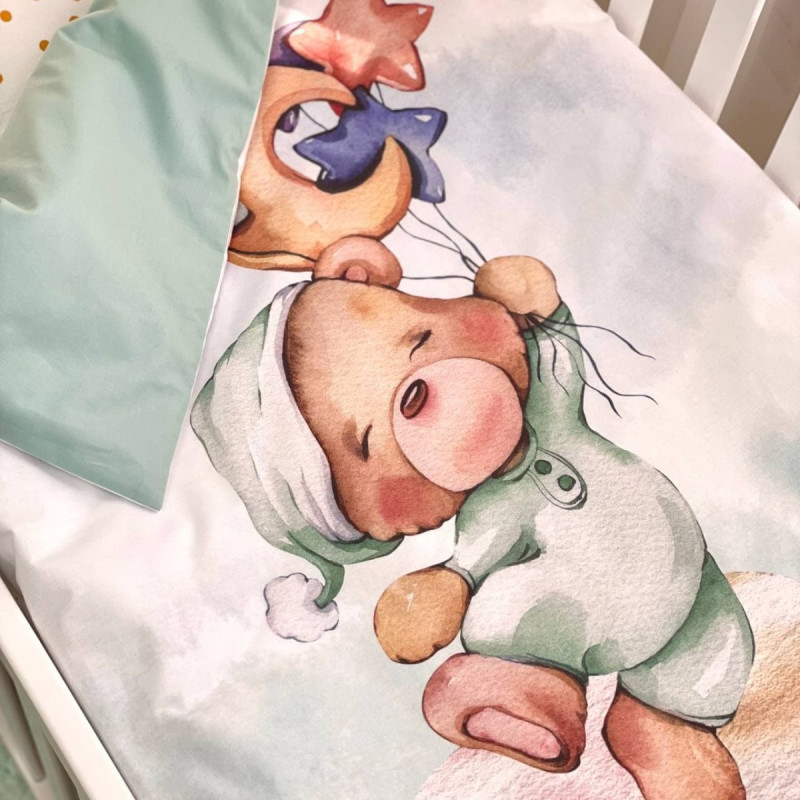 Постільна білизна Msonya Комплект Подушки; коса унісекс з друком на тканині мята стандарт, овал 60х120, 70х120 0213247