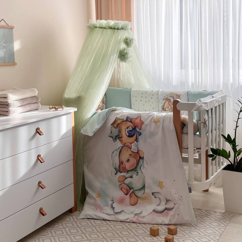 Постільна білизна Msonya Комплект Подушки; коса унісекс з друком на тканині мята стандарт, овал 60х120, 70х120 0213247