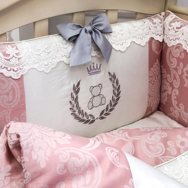 Постільна білизна Msonya De Lux запорошена троянда