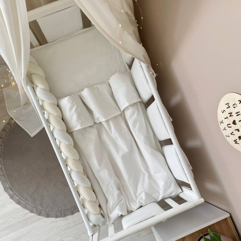 Постільна білизна Msonya Мозаїка Velvet молочний