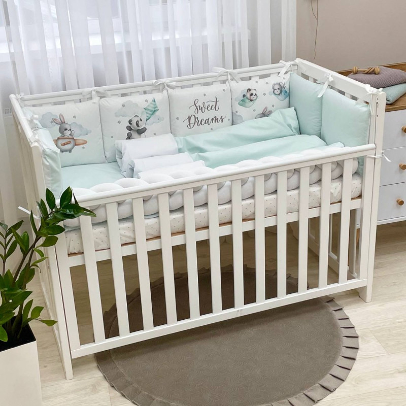 Постільна білизна Msonya Комплект Подушки; коса унісекс з друком на тканині мята стандарт, овал 60х120, 70х120 0239113