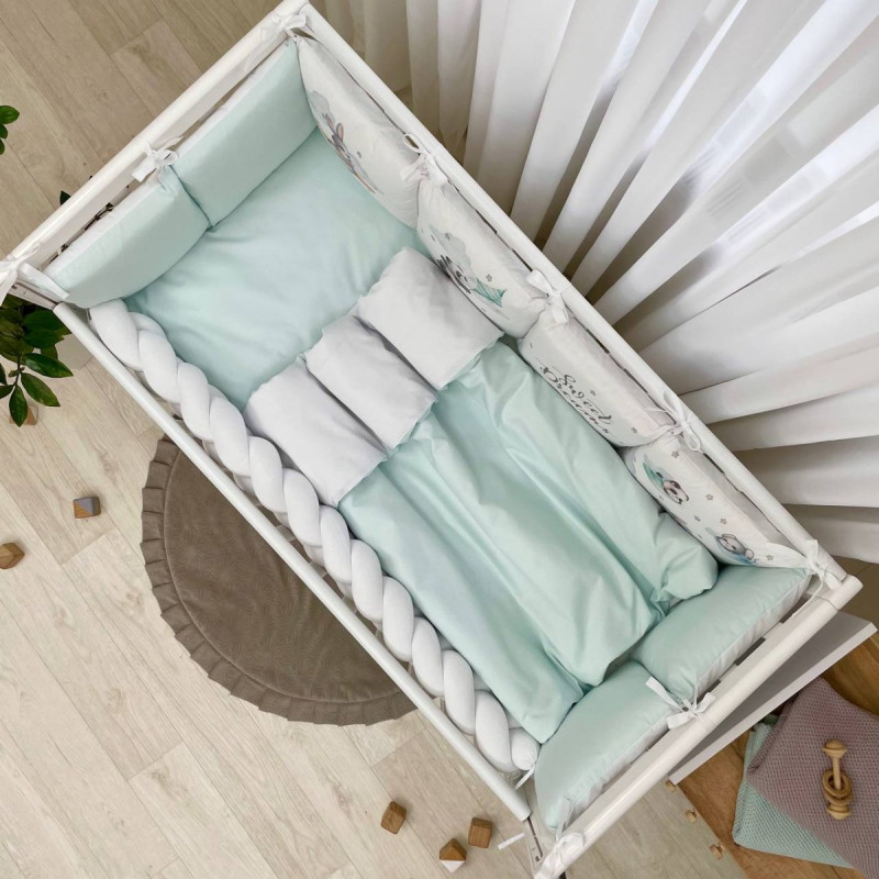 Постільна білизна Msonya Комплект Подушки; коса унісекс з друком на тканині мята стандарт, овал 60х120, 70х120 0239113