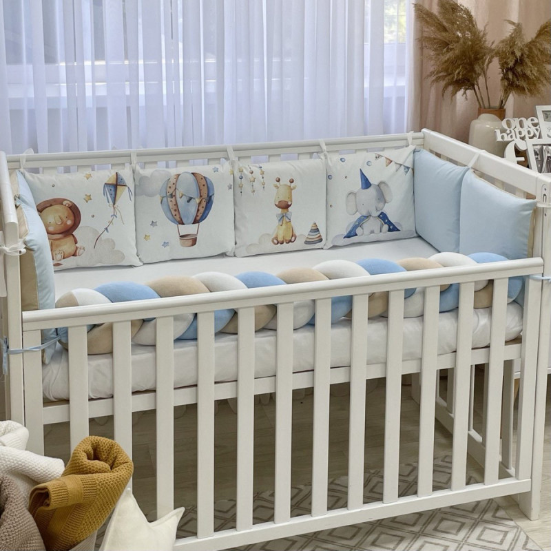 Постільна білизна Msonya Комплект Подушки; коса хлопець з друком на тканині блакитний стандарт, овал 60х120, 70х120 0239136