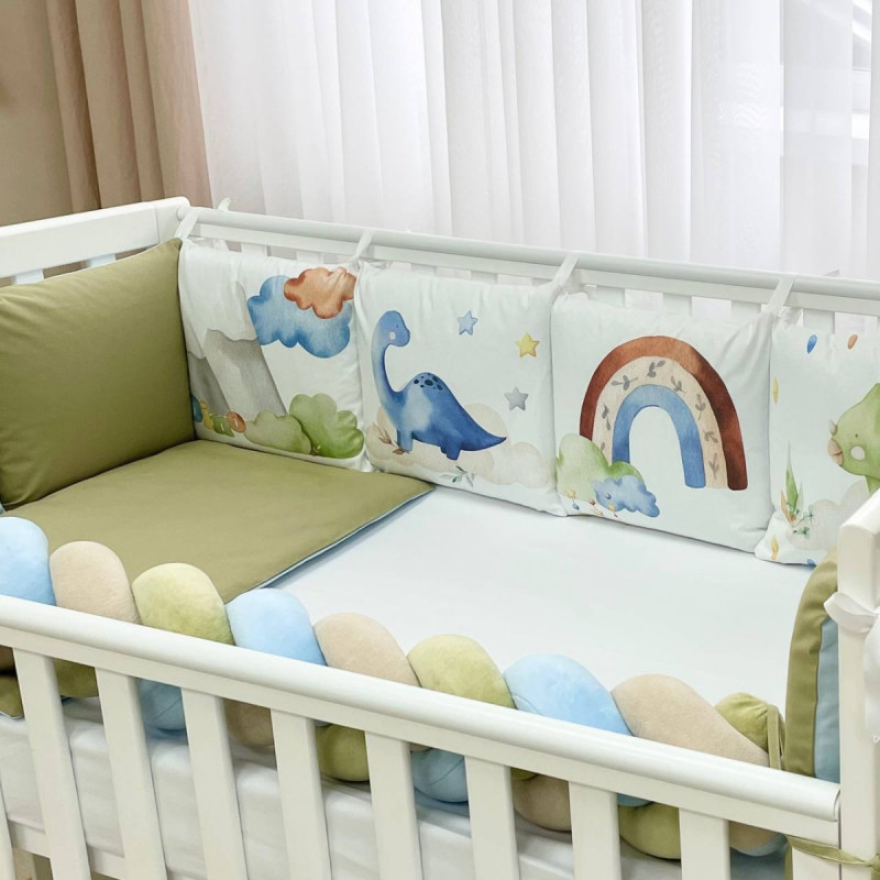 Постільна білизна Msonya Комплект Подушки; коса унісекс з друком на тканині Олива стандарт, овал 60х120, 70х120