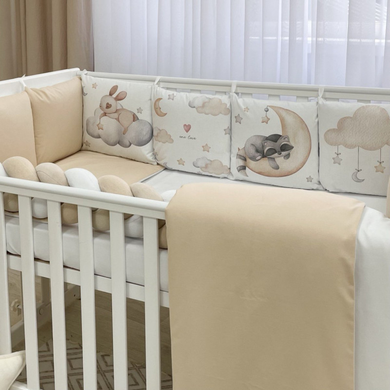 Постільна білизна Msonya Комплект Подушки; коса унісекс з друком на тканині бежевий стандарт, овал 60х120, 70х120 0239193