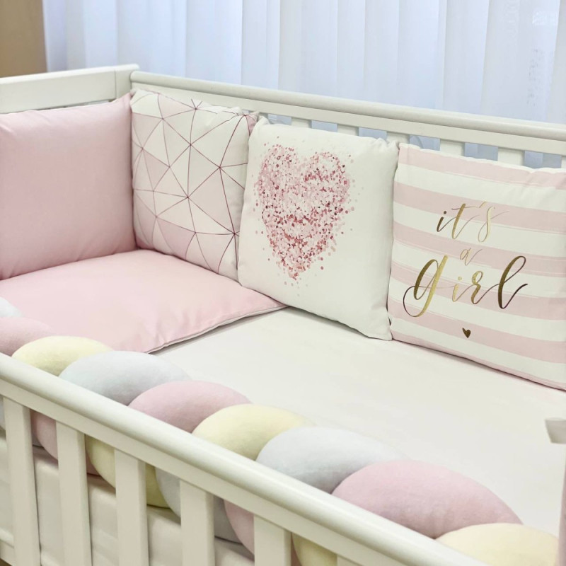 Постільна білизна Msonya Комплект Подушки; коса дівчина з друком на тканині рожевий стандарт, овал 60х120, 70х120 0239249