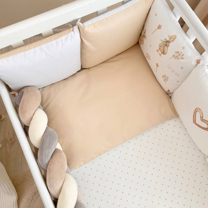 Постільна білизна Msonya Комплект Подушки; коса унісекс з друком на тканині бежевий стандарт, овал 60х120, 70х120 0239315