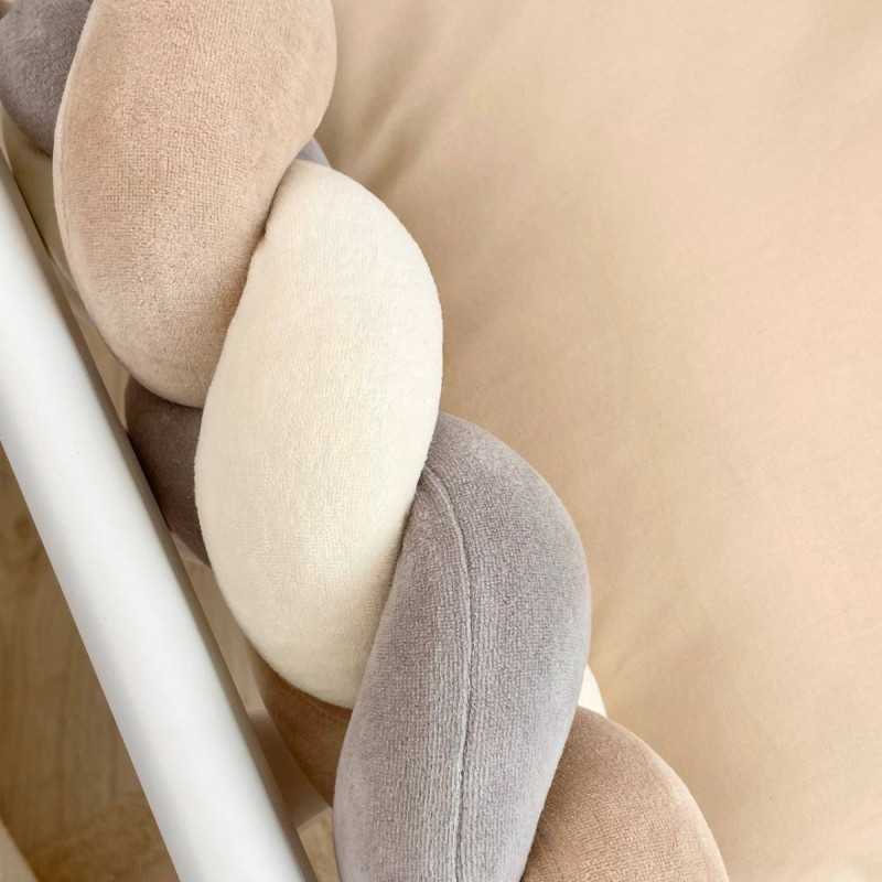 Постільна білизна Msonya Комплект Подушки; коса унісекс з друком на тканині бежевий стандарт, овал 60х120, 70х120 0239315