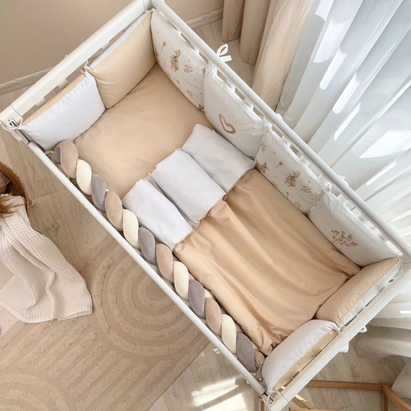 Постільна білизна Msonya Комплект Подушки; коса унісекс з друком на тканині бежевий стандарт, овал 60х120, 70х120 0239315