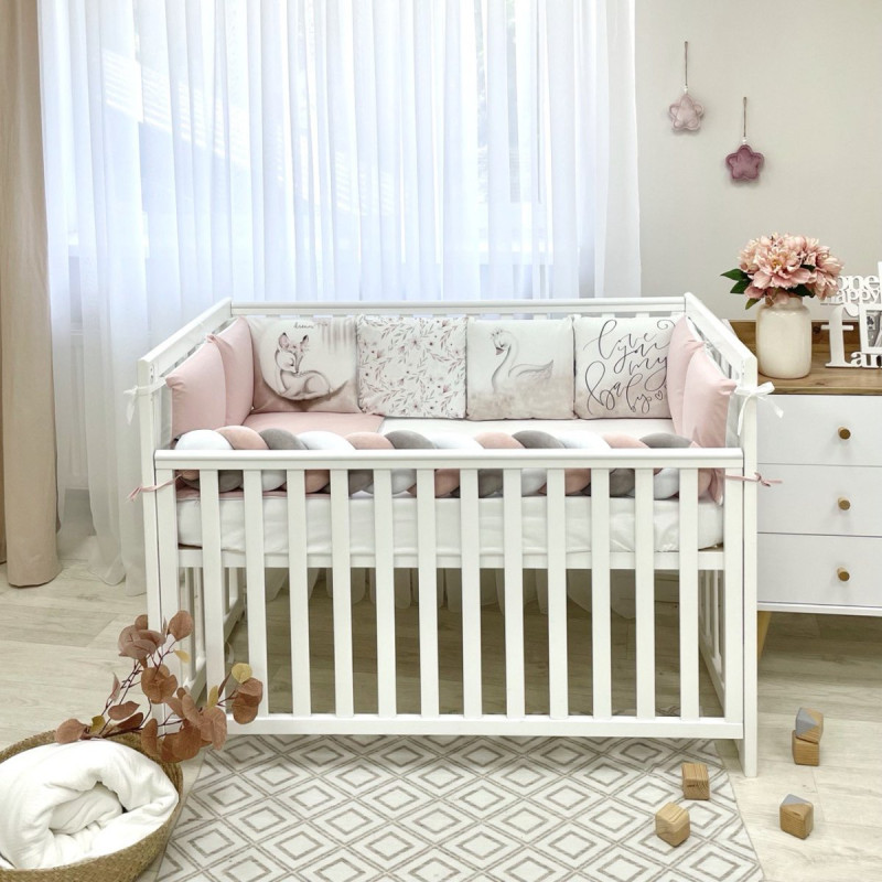 Постільна білизна Msonya Комплект Подушки; коса дівчина з друком на тканині пудра стандарт, овал 60х120, 70х120 0239425