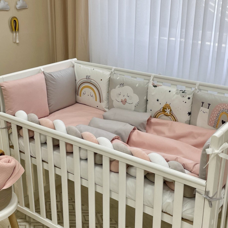 Постільна білизна Msonya Комплект Подушки; коса дівчина з друком на тканині пудра стандарт, овал 60х120, 70х120 0239616