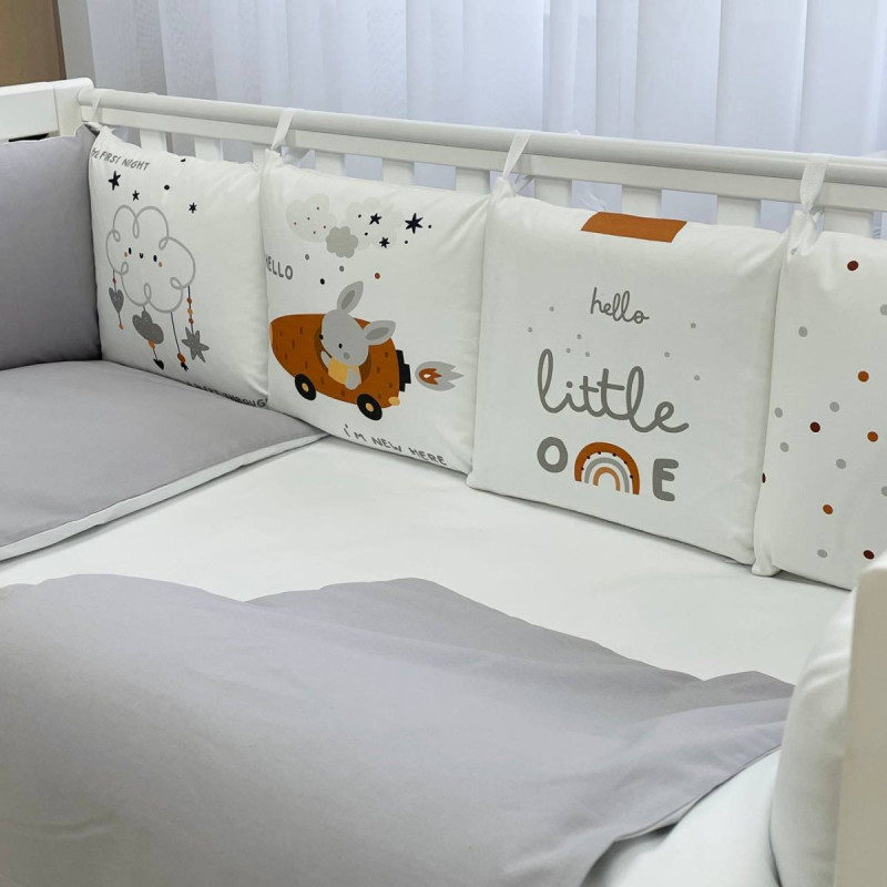 Постільна білизна Msonya Комплект Подушки; коса унісекс з друком на тканині сірий стандарт, овал 60х120, 70х120 0239639