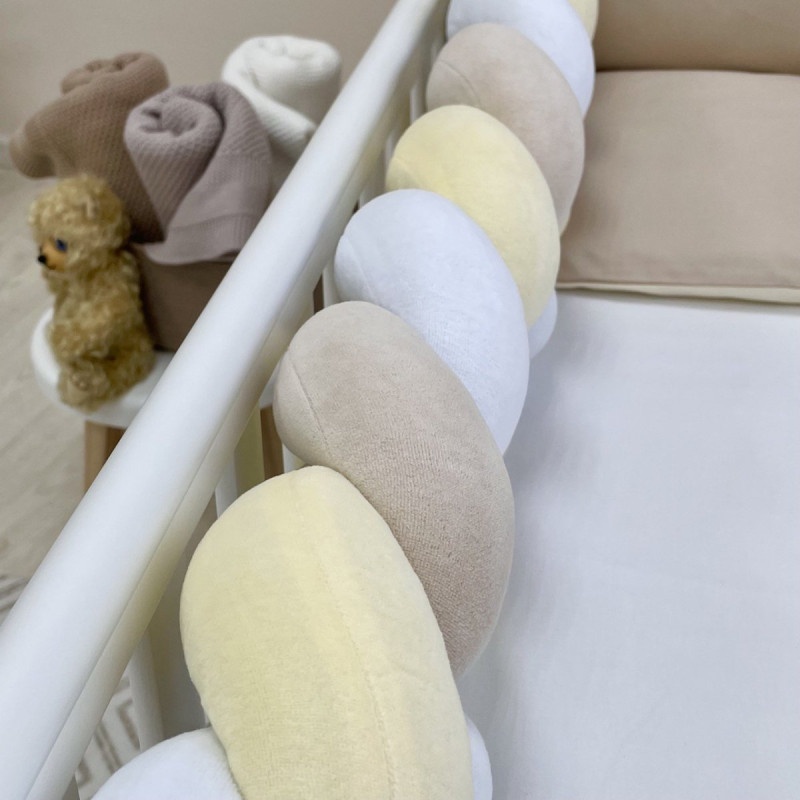 Постільна білизна Msonya Комплект Подушки; коса унісекс з друком на тканині бежевий стандарт, овал 60х120, 70х120 0239672