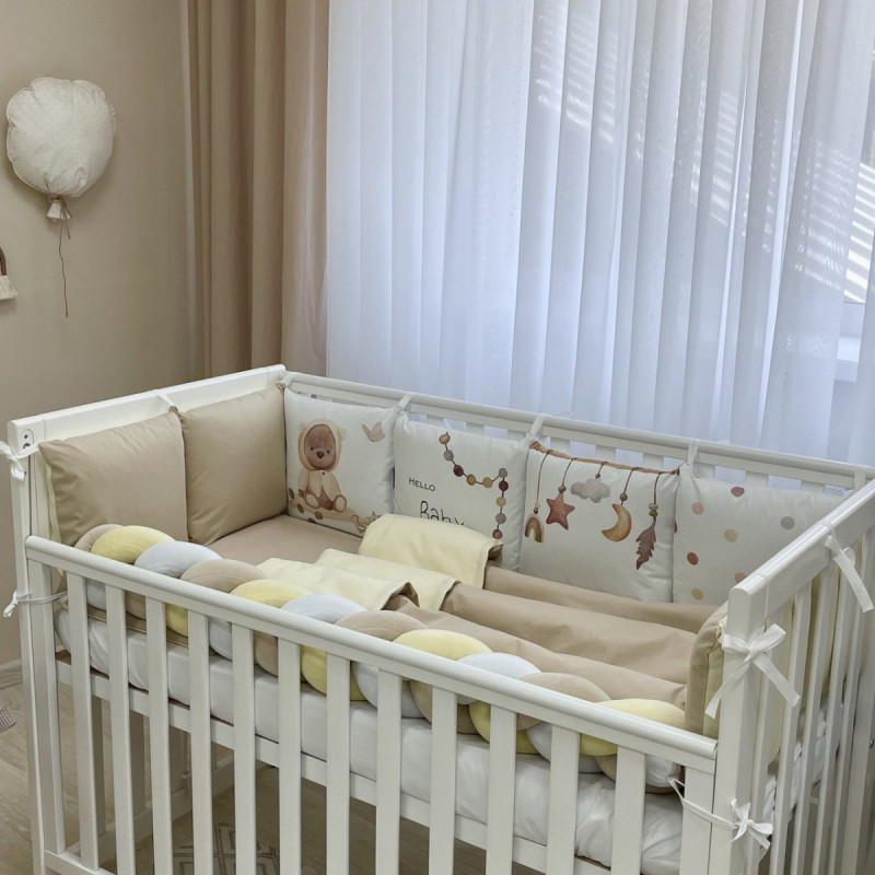 Постільна білизна Msonya Комплект Подушки; коса унісекс з друком на тканині бежевий стандарт, овал 60х120, 70х120 0239672