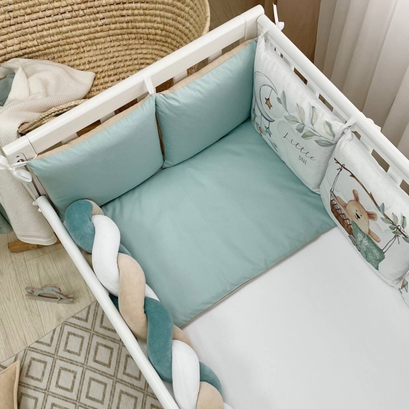 Постільна білизна Msonya Комплект Подушки; коса унісекс з друком на тканині мята стандарт, овал 60х120, 70х120 0239741