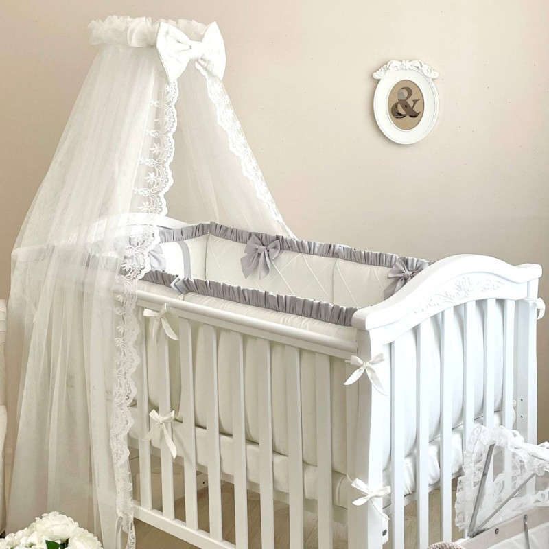 Постільна білизна Msonya Belissimo світлий сірий