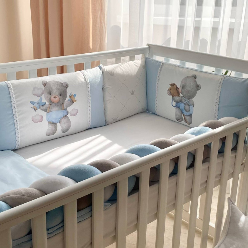 Постільна білизна Msonya Kids Toys Ведмедик хлопчик new 6 пр