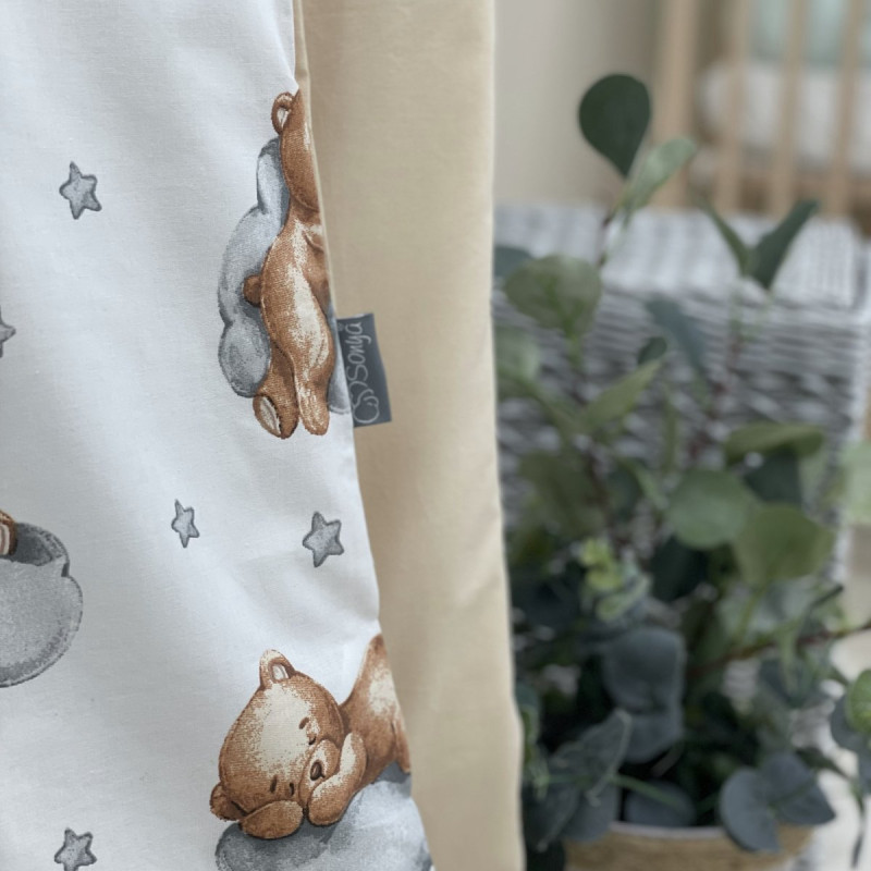 Постільна білизна Msonya Комплект стьобаний бортик унісекс з малюнком бежевий Стандарт 60х120 0291129