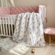 Постільна білизна Msonya Комплект стьобаний бортик дівчина стьобаний бортик пудра Стандарт 60х120