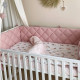 Постільна білизна Msonya Комплект стьобаний бортик дівчина стьобаний бортик пудра Стандарт 60х120
