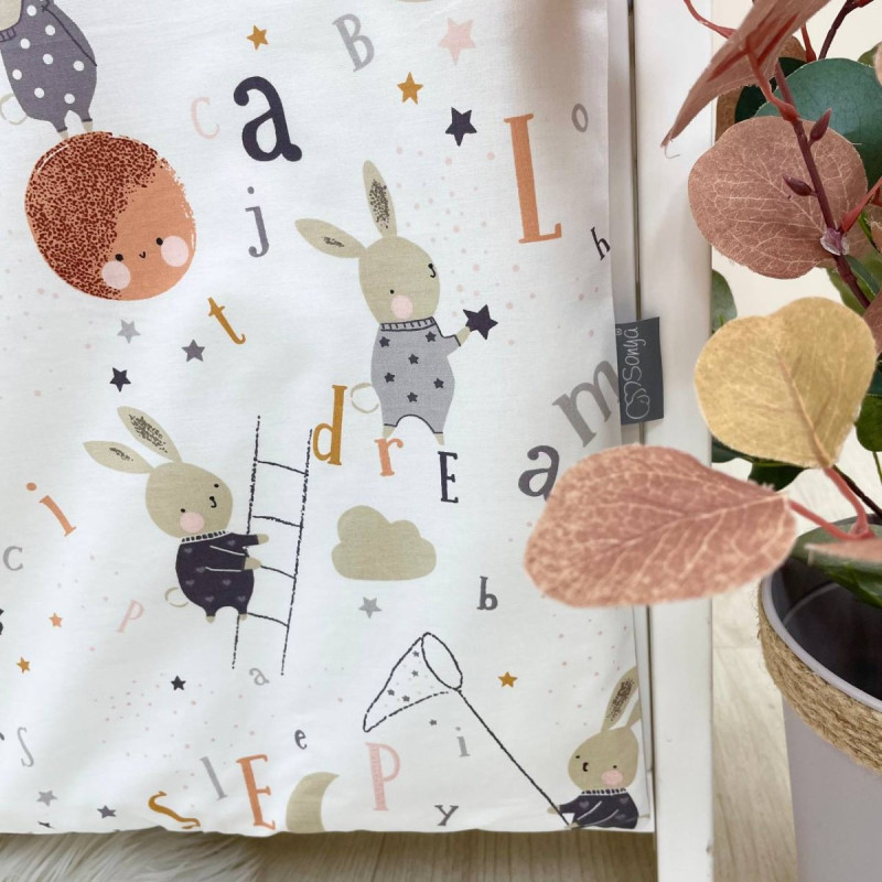 Постільна білизна Msonya Комплект стьобаний бортик унісекс з малюнком бежевий Стандарт 60х120 029189