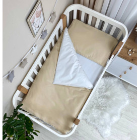 Постільна білизна Msonya Простирадло унісекс однотонний бежевий