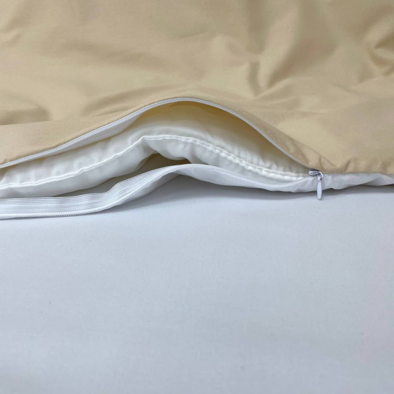 Постільна білизна Msonya Простирадло унісекс однотонний бежевий