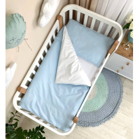 Постільна білизна Msonya Простирадло хлопець однотонний блакитний