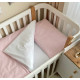 Постільна білизна Msonya Простирадло дівчина однотонний рожевий