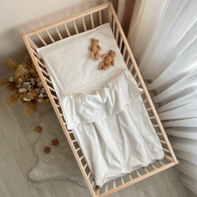 Постільна білизна Msonya Простирадло унісекс однотонний молочний 030015