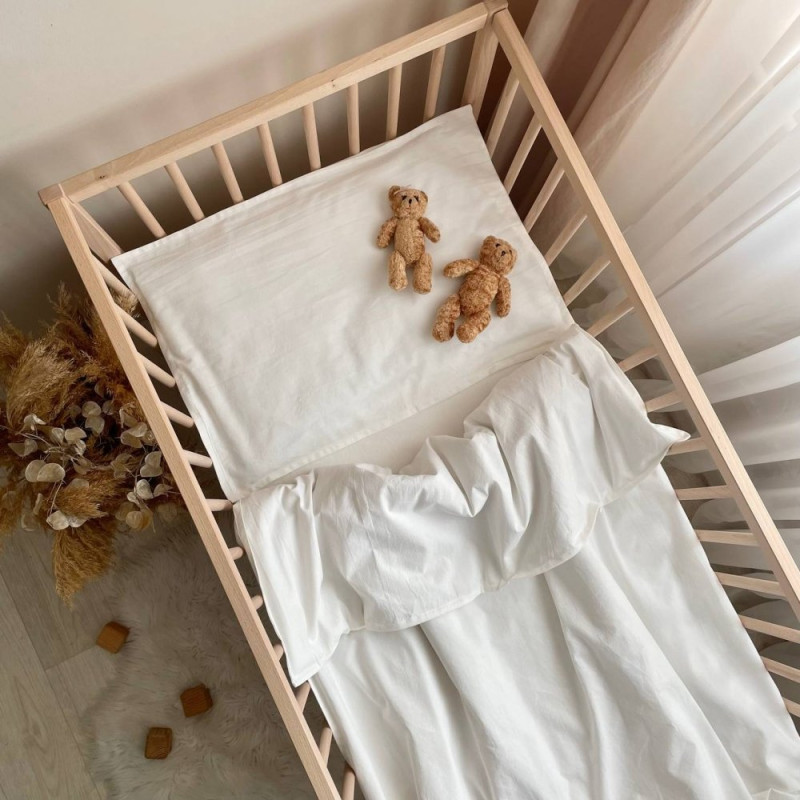 Постільна білизна Msonya Простирадло унісекс однотонний молочний 030015