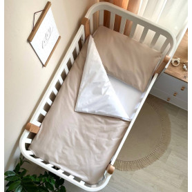 Постільна білизна Msonya Простирадло унісекс однотонний Капучино