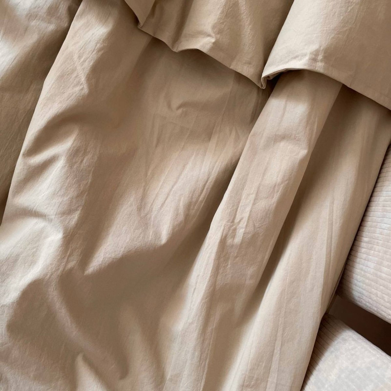 Постільна білизна Msonya Простирадло унісекс однотонний моко