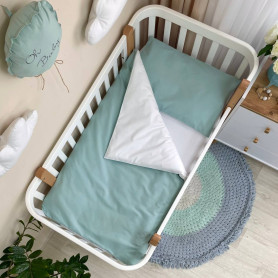 Постільна білизна Msonya Простирадло унісекс однотонний мята