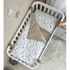 Постільна білизна Msonya Простирадло унісекс з малюнком бежевий 0303433