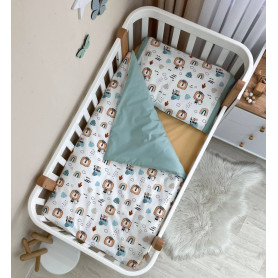 Постільна білизна Msonya Простирадло хлопець з малюнком мята 0303502