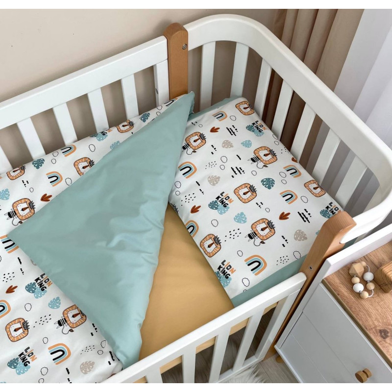 Постільна білизна Msonya Простирадло хлопець з малюнком мята 0303502