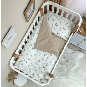 Постільна білизна Msonya Простирадло унісекс з малюнком мята 0303753