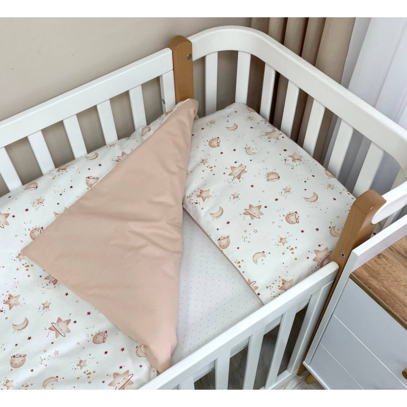 Постільна білизна Msonya Happy night Галактика бежевий